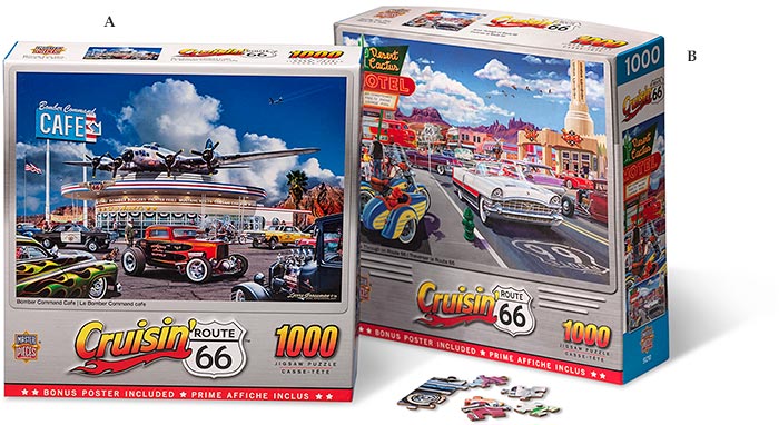 Route 66 Jigsaw Puzzle Cafe
