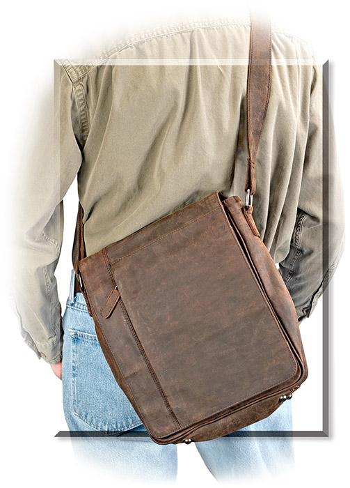 Leather Crossbody Carry-All