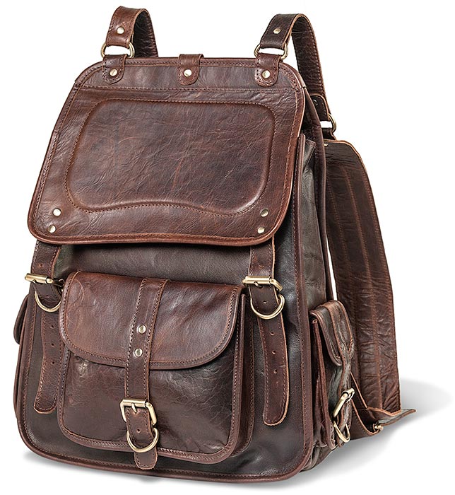 Soft Leather Backpack