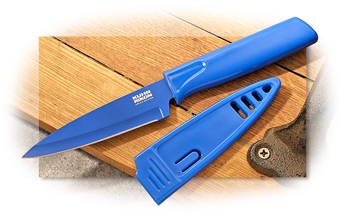 Khun Rikon Paring Knife Blue
