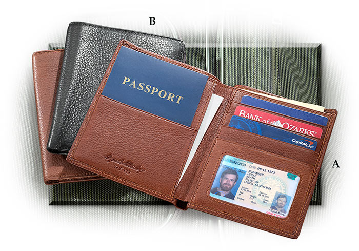 RFID Protecting Passport Wallet | Russell's For Men