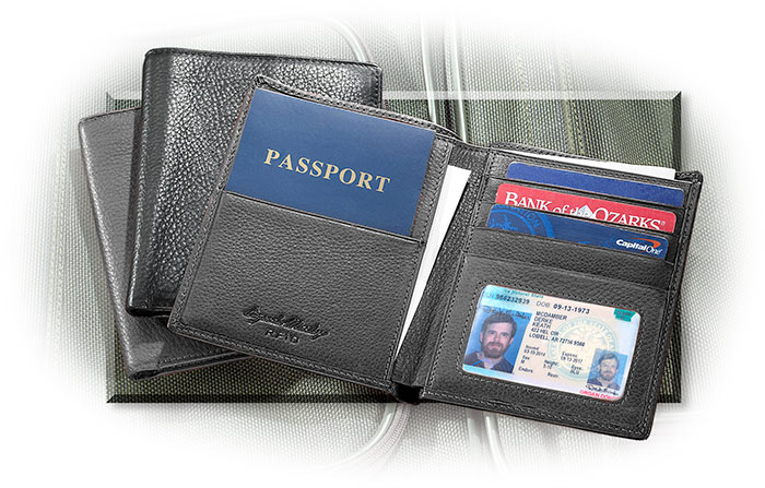 RFID Protecting Passport Wallet black