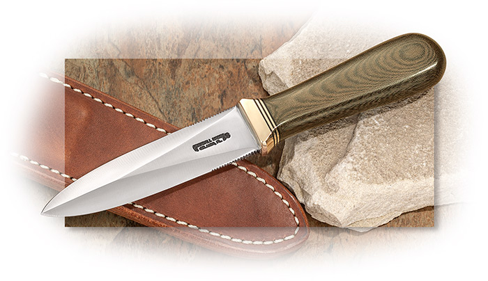Randall Model 24 Guardian with Green Micarta