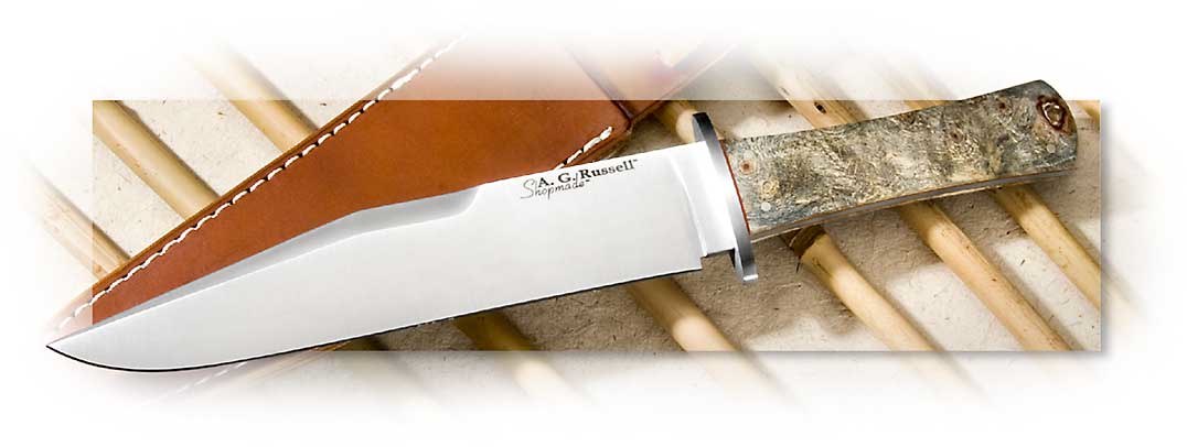 A.G. Russell California Bowie with Buckeye Burl